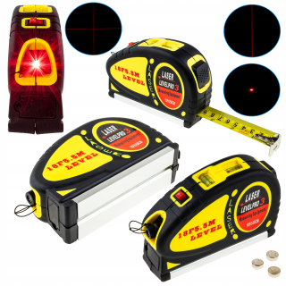 Uhlomer - Krížová úroveň laseru + meranie 5,5 m laser