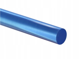 Plexisklo ROD 5mm ROLL plexi fluo modré 2x 1m