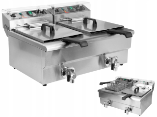 Fritéza - Profesionálne fritéza Fryer 2x16l Tap