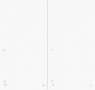 Donau Cartboard Spacers 1/3 A4 100 ks biely X2