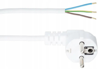 Pripojovací kábel s uhlom zátkou 3*1,5 ohm 3m