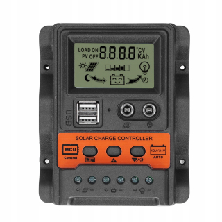 Solárny regulátor regulátora PWM 12V/24V 30A