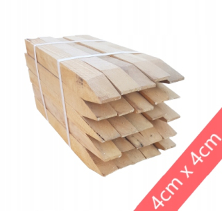 Geodetické drevené vklady 40 cm 4x4 hrubé *buk *