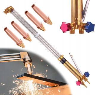 Zvárací horák - Burner 65 cm na rezanie propánového kyslíka 4x dýza 3-100 mm