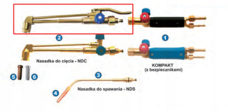 Zvárací horák - Redukcia Argon/CO2 Mini Badek