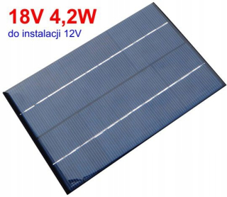 Solárny panel 4,2 W solárna batéria