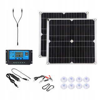 Solplace 50 W solárny panel s nabíjaním