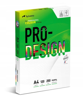 Pro-design papierový satén, A4, 120 g/m2, 250 listov