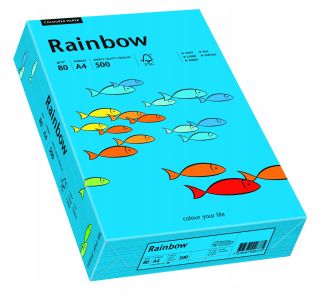 Farebný papier Rainbow A5 80G 500K Blue R88