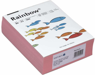 Rainbow A5 80G 500K farebný papier Pink (R55)