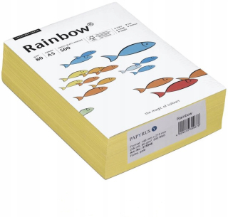 Farebný papier Rainbow A5 80G 500K žltá (R16)