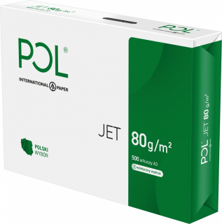Papier Photokopier Poljet A3 80g/m2 500 listov biele listy