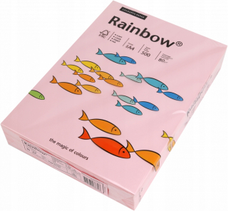 Fotokopia Rainbow A4 80g/m2 500ark svetlo ružová