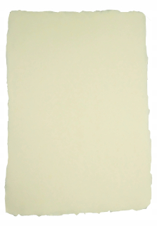Hladký ručný ecru papier A4 - 5 listov
