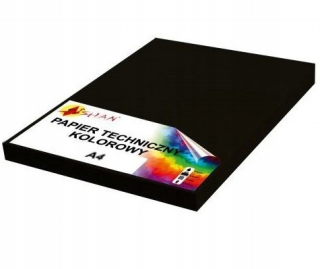 Technický papier A4 270G Čierne 50 listov