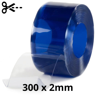 Remeň PVC FOIL Štandardná opona 300x2 mm - na meter