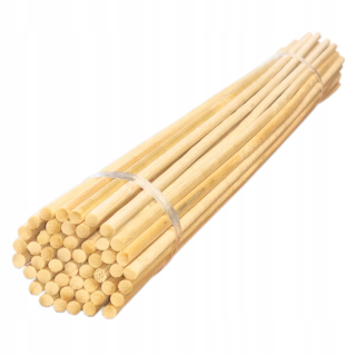 Stroj na cukrovú vatu - Tyčinky dlhé tyčinky 50 cm/5 50 ks okrúhle bambus