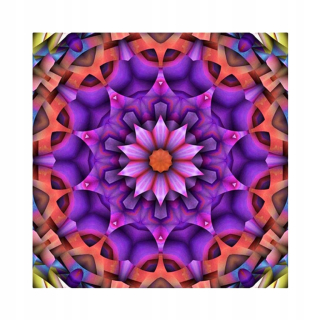 Plná kvetinová vŕtačka DIY 5D Dekor 25x25cm fialová