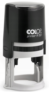 Kancelárska pečiatka - Colop R50 Round Black Black + Logo Elassember