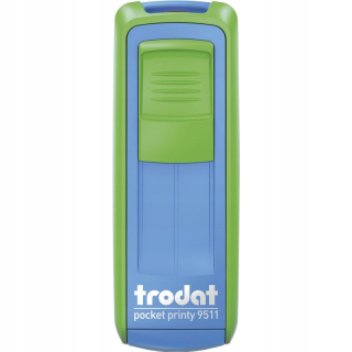 Kancelárska pečiatka - TRODAT Pocket Printy 9511 TRODAT Stamp Green-Niebie