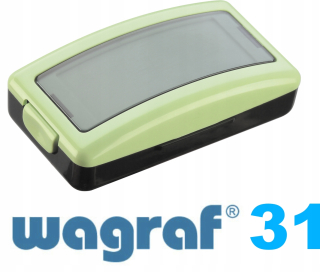 Kancelárska pečiatka - Flash Pocket Stamp Wagraf 31 - 45x16 mm