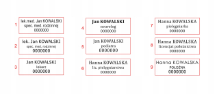 Kancelárska pečiatka - Zdravotné sestry