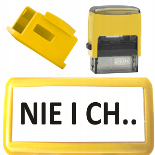 Kancelárska pečiatka - Pečiatka s nápisom „Nie a Ch ..“ Gadget Gift