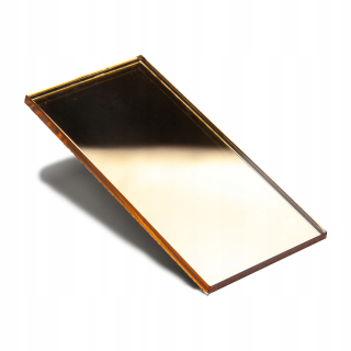 Zlaté zrkadlo z plexiskla 24h 3 mm 50x30cm espresso stroj