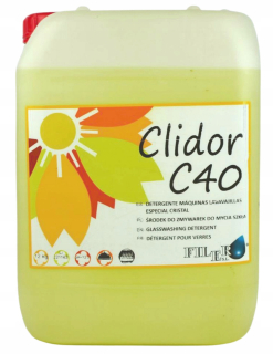 CLIDOR C40 12kg FILER umývací prostriedok na HoReCa sklo