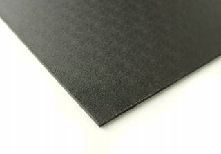 Doska ABS - hrubá 3 mm, čierna (500x500)