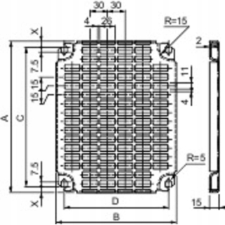 Schneider Electric NSYMR33 Montážna doska