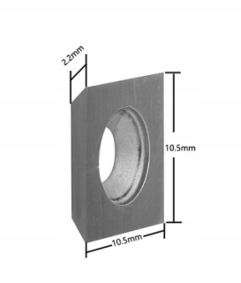 Vymeniteľné dlaždice pre 10,5 x 10,5 x 2,2 mm 35* Cutter
