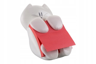 Organizér na kancelársky stôl - Post-It Feeder Kitty pre poznámky