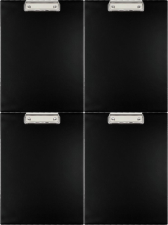 Písanie základného náteru s klipom Biurfol A4 Black X4