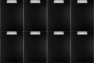 Písanie základného náteru s klipom Biurfol A4 Black X8