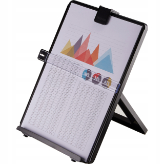 Dokumenty Black Fellowes stoja
