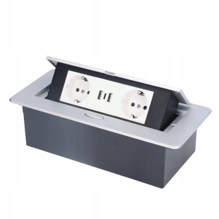 Dvojlôžková kontextová elektrická zásuvka USB