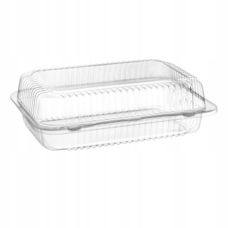 Boxy na jedlo a nápoje - Plastové štvorcové fľaše 250 ml matica 20 ks