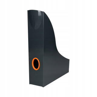 Organizér na kancelársky stôl - Kontajner časopisu Grey/Orange Varicolor 73 mm