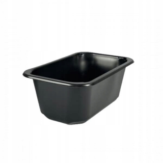 Boxy na jedlo a nápoje - Zváracia nádoba 178 x 113 x 70 mm čierna