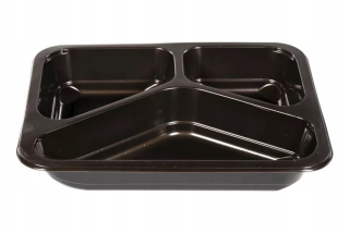 Boxy na jedlo a nápoje - Nádoba na trojitý zvar 227x178x40 50ks.