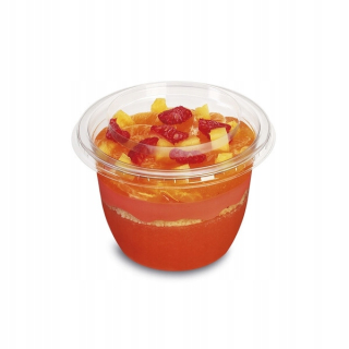 Boxy na jedlo a nápoje - Pet deli dezert kontajner 95 mm 270 ml 50 ks
