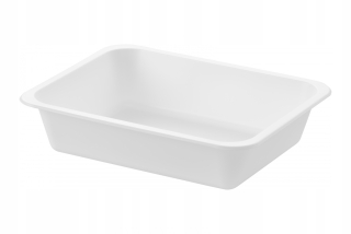 Boxy na jedlo a nápoje - Biele zváracie nádoby 227x178x50 nedeľa