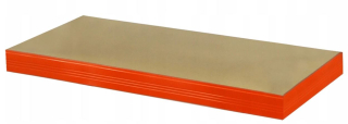 Oranžová polica 100x60 Helios275 kovová polica
