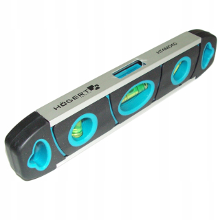 Vodováha 22cm 3 bublinky MAGNETICKÁ HOGERT HT4M040