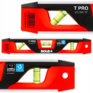 Vodováha - Torpedo Pro Level s magnetom Sola T Pro 23cm