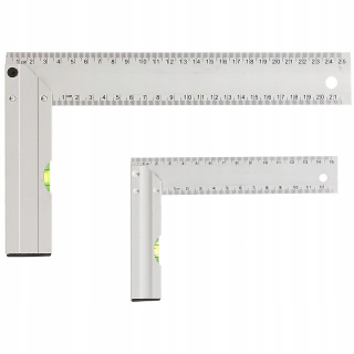 Vodováha - Sada hliníkovej vodováhy 15 a 25 cm