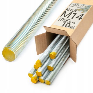 Závitová tyč Szpilka M14 OCynk 1000 mm 8,8 10 ks