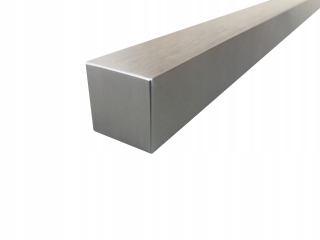 Štvorcová nerezová tyč 25x25 mm 100 cm inox