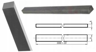 Prismatic Rod Din 6880 Lock 32x18x1000 mm 1 ks